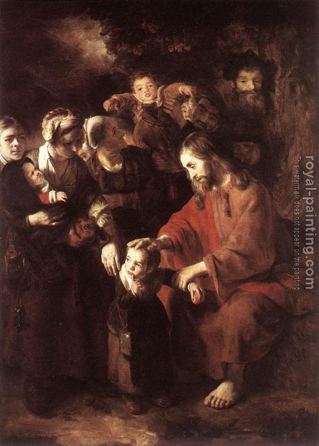 Nicolaes Maes : Christ Blessing the Children